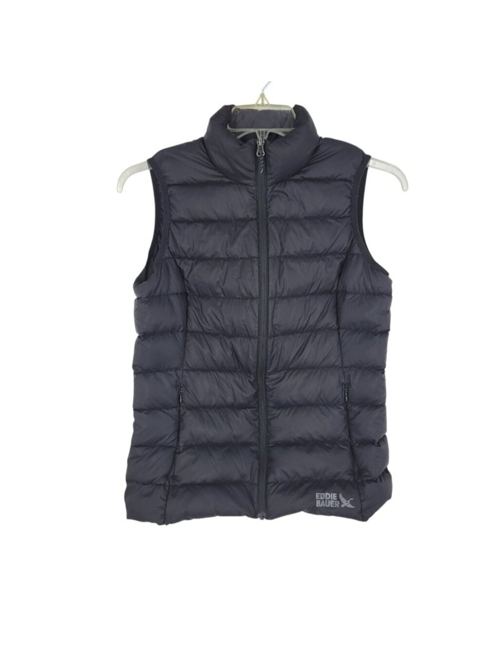 Eddie Bauer Women's S 650 Fill Down Puffer Vest Black Lightweight Packable